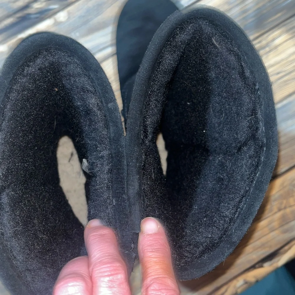 BearPaw Black Suede‎ Tall Boots